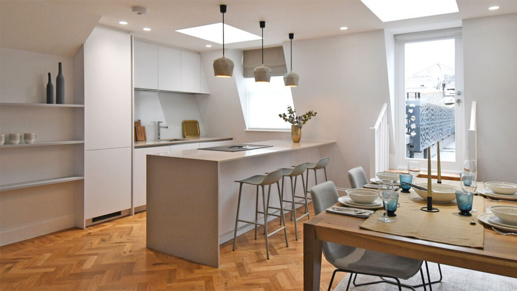 High-value interior project management in Albemarle Street, Mayfair. Luxury retail and residential coordination.
