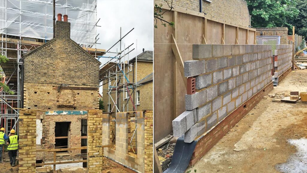 Large-scale structural project management and external envelope construction in Battersea, London.