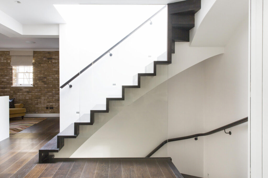 London mews house construction management at Harley Place. High-specification external and internal delivery.