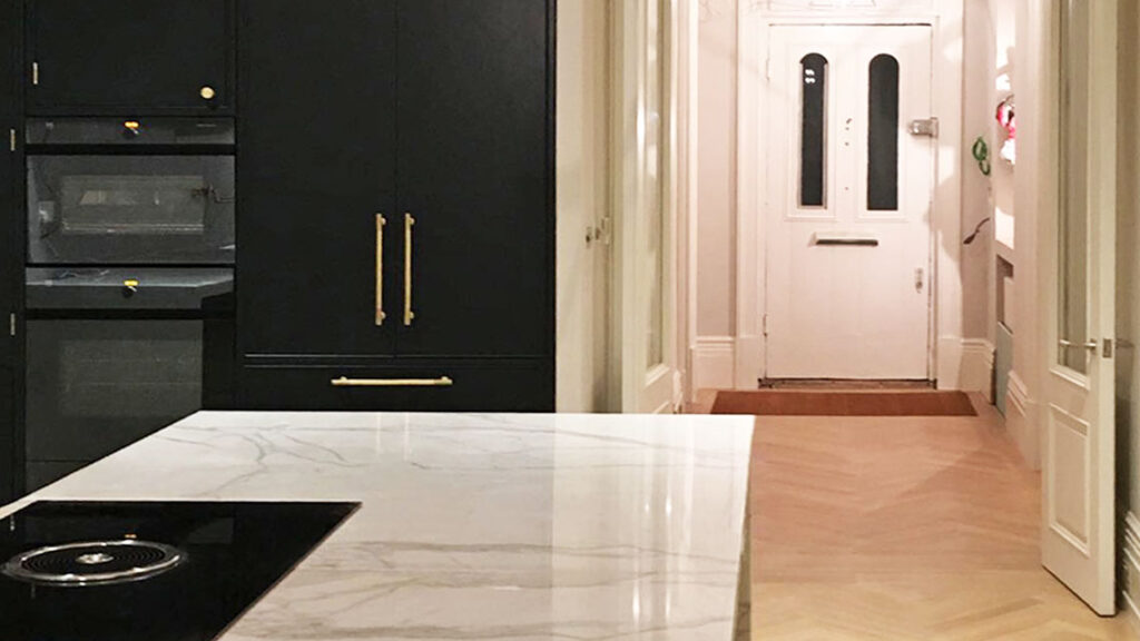 Full residential renovation project in Newton Road, London. External structural works and high-end interiors