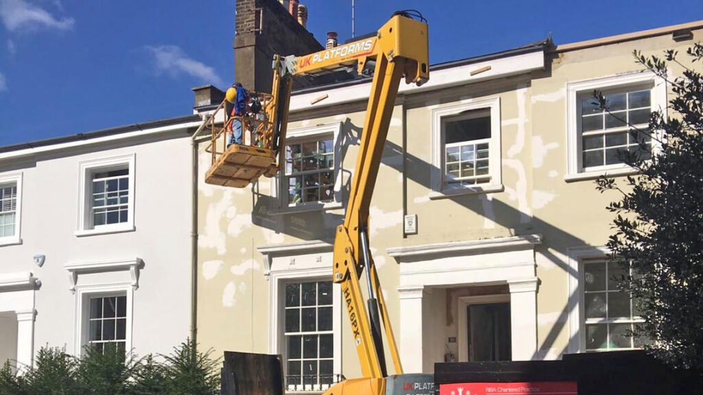 Full residential renovation project in Newton Road, London. External structural works and high-end interiors